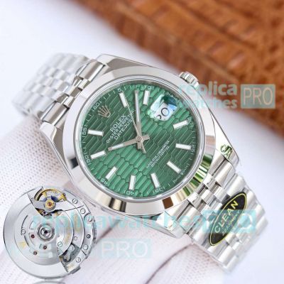 Clean Factory Rolex Datejust II Fluted Motif Face Beveled Bezel 1-1 CF 3235 Replica Watch